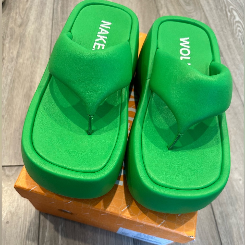 brand new naked wolfe dreamer sandals brat summer